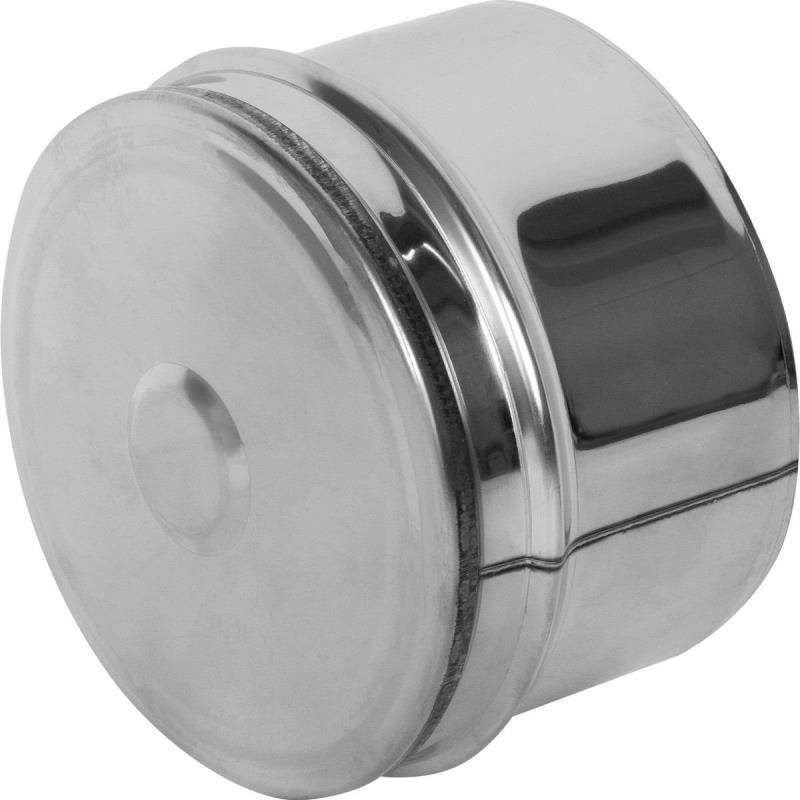 заглушка глухая, ф 80, aisi 439/0,5мм. 0,5 d115. 200. заглушка глухая для дымохода. глухая заглушка.