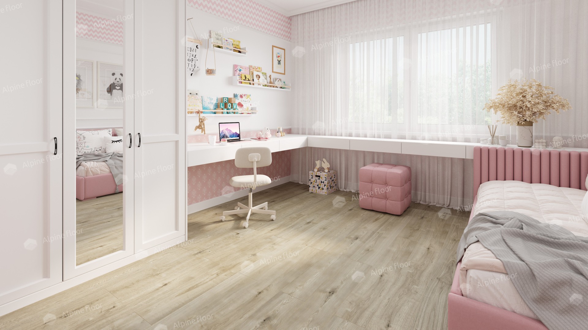 Ламинат "Alpine Floor" Дуб Амстердам (1285*192*8 мм) — купить в Екатеринбурге