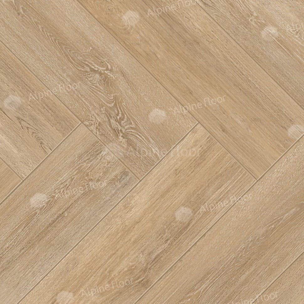 Ламинат "Alpine Floor" Herringbone Дуб Фландрия (606*101*8 мм) — купить в Екатеринбурге