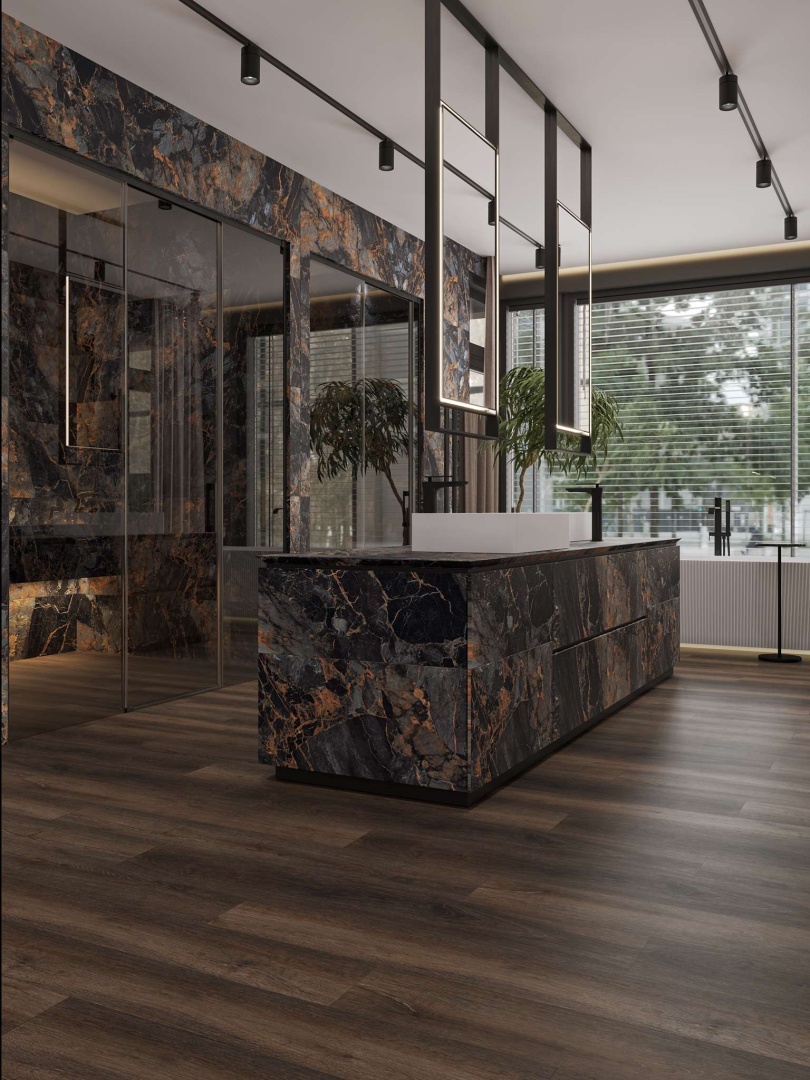 Кварцвиниловая плитка LVT "Alpine Floor" Дуб Левитан (1219*184*2 мм) — купить в Екатеринбурге