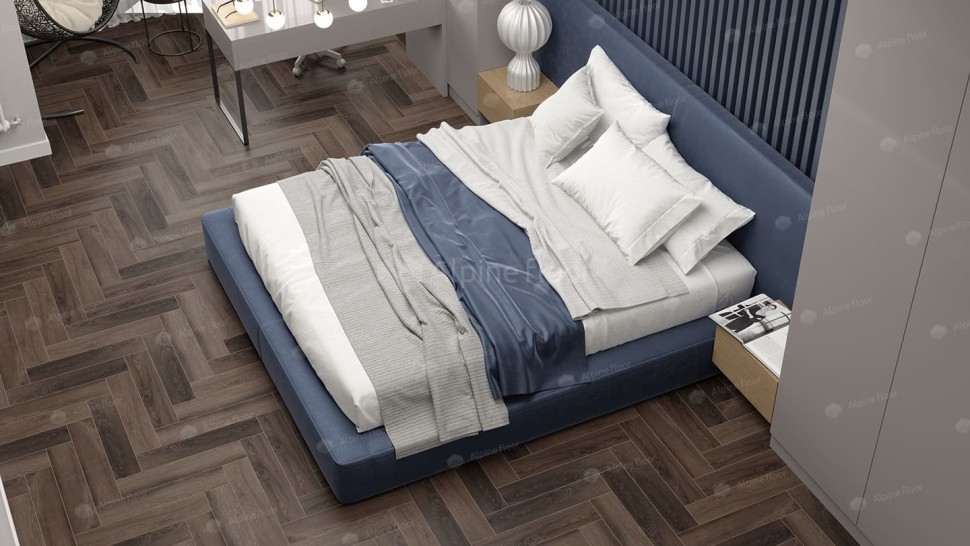 Виниловая плитка "Alpine Floor" Parquet LVT Фафнир (590*118*2,5 мм) — купить в Екатеринбурге