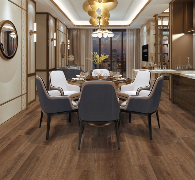 SPC ламинат "CronaFloor" Wood 4V Дуб Регин (1200*180*4 мм) — купить в Екатеринбурге