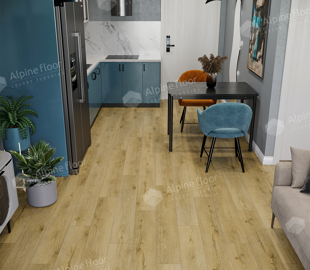SPC ламинат "Alpine Floor" Умбра (1220*183*4 мм) — купить в Екатеринбурге