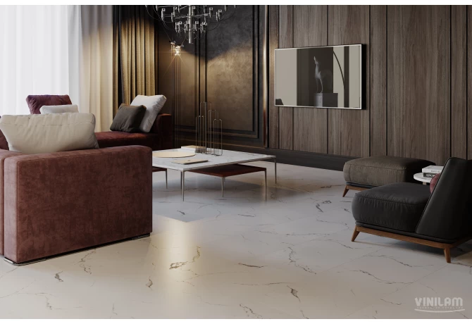 Кварц-винил Итальянский Мрамор (950*480*2,5 мм) — купить в Екатеринбурге