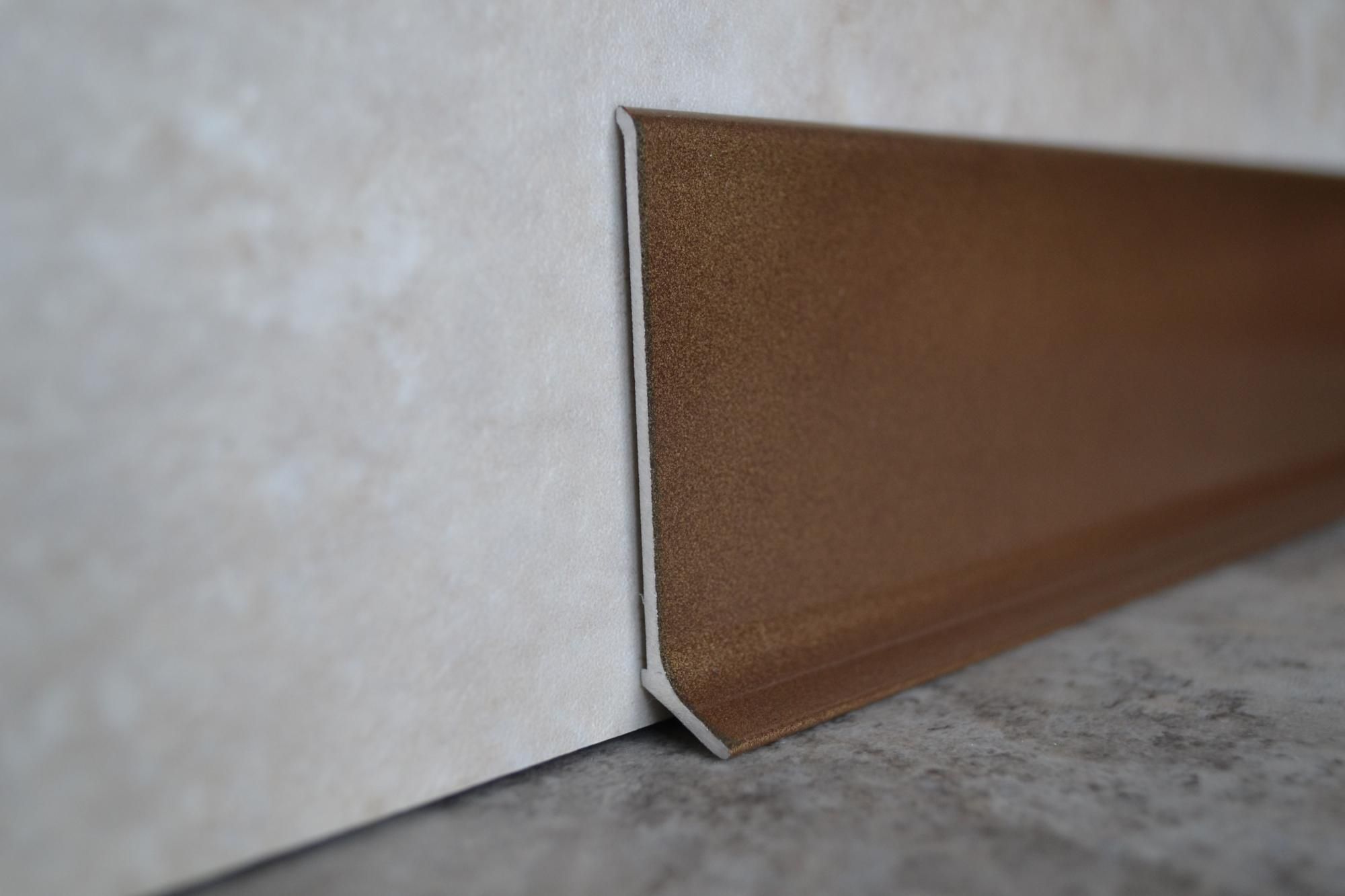 Плинтус алюминиевый L-образный бронза (2500*11*60 мм) — купить в Екатеринбурге