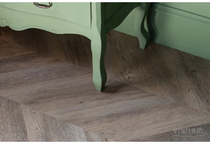 Кварц-винил Шеврон Шампань (690*115*2,5 мм) — купить в Екатеринбурге