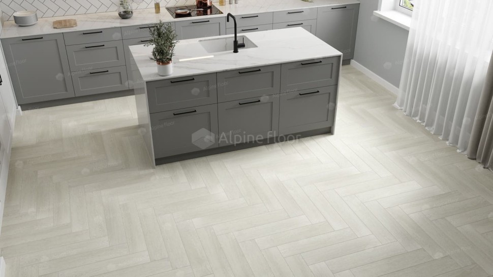 Виниловая плитка "Alpine Floor" Parquet LVT Зимний Лес (590*118*2,5 мм) — купить в Екатеринбурге