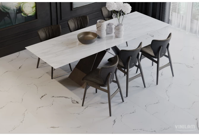 Кварц-винил Итальянский Мрамор (950*480*2,5 мм) — купить в Екатеринбурге