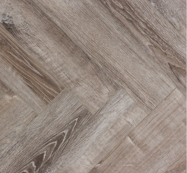 Виниловый ламинат SPC "Cronafloor" Herringbone Дуб Тулон (640*128*4,5 мм) — купить в Екатеринбурге