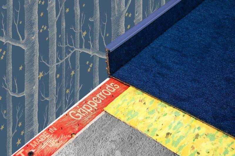 Плинтус для ковролина "Korner" Listwa синий (2500*13,8*50 мм) — купить в Екатеринбурге