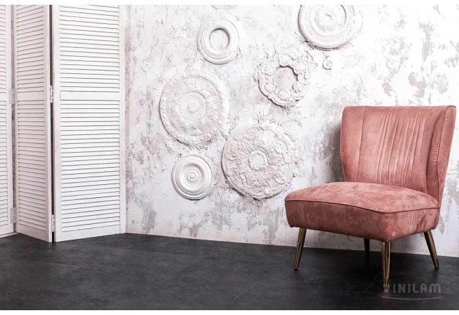 SPC ламинат Сланцевый Чёрный (940*470*8 мм) — купить в Екатеринбурге