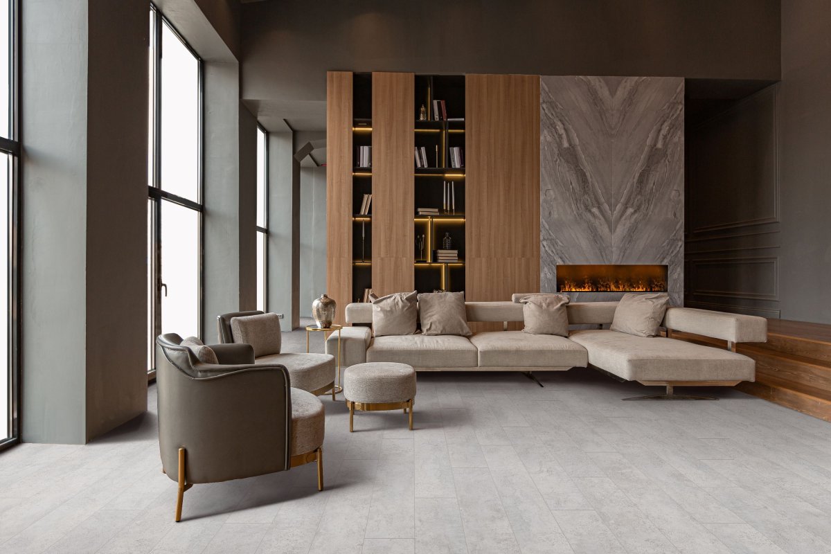 Ламинат  "Floorpan" Кристалл Грей (1380*193*8 мм) — купить в Екатеринбурге