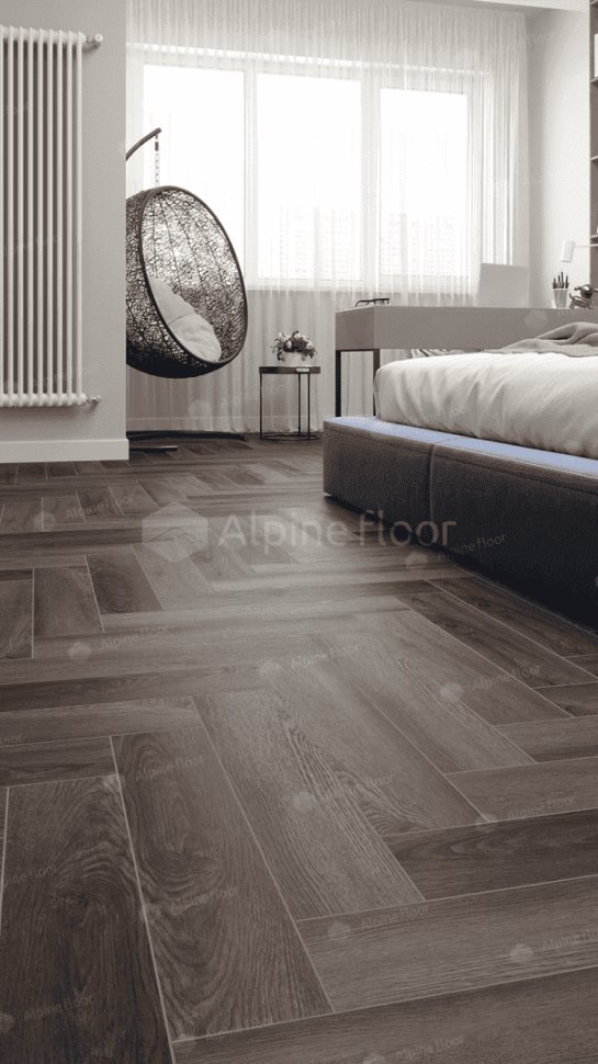 Виниловый ламинат "Alpine Floor" Parquet Light Дуб Фафнир (600*125*4 мм) — купить в Екатеринбурге