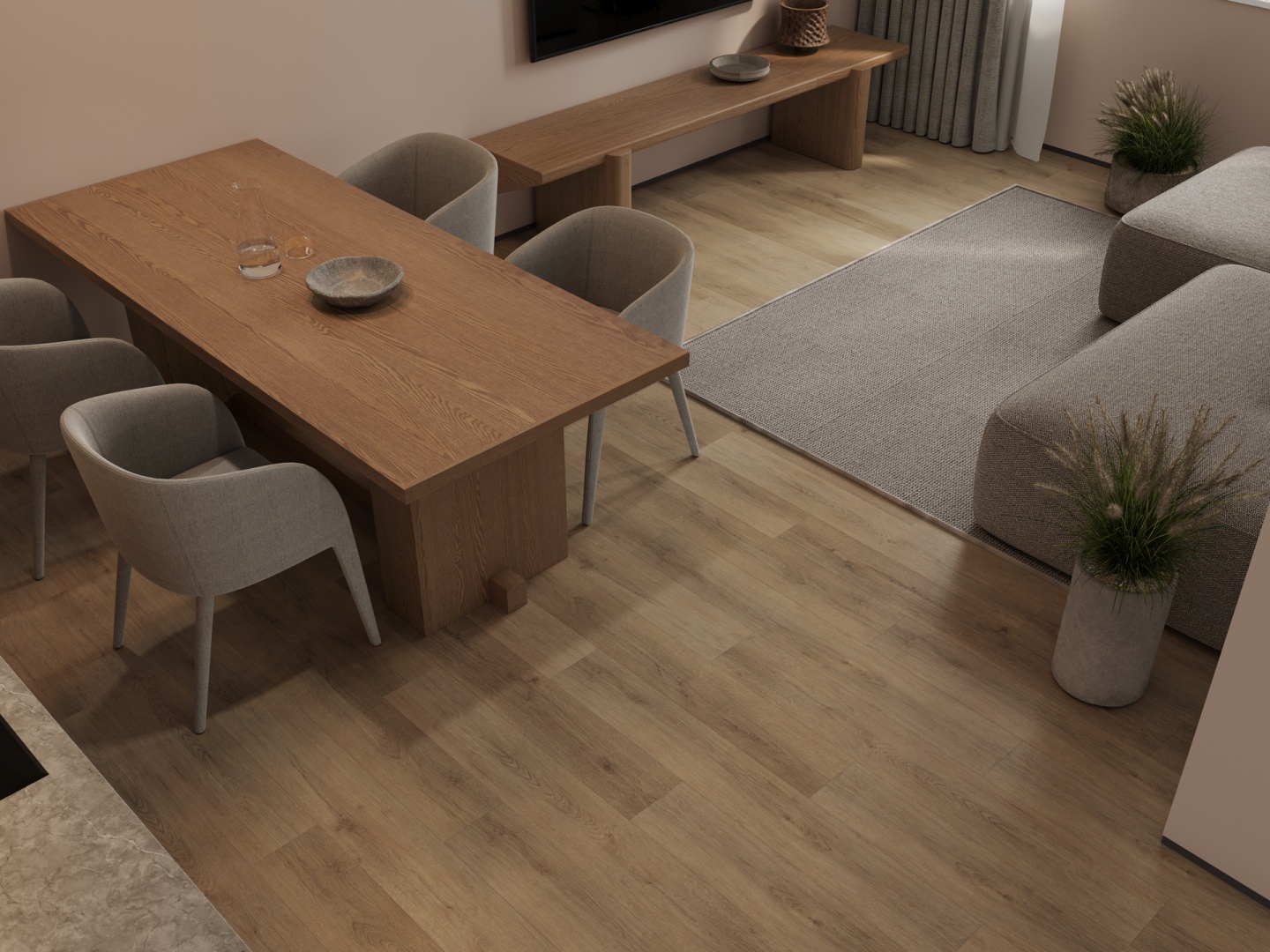 Кварцвиниловая плитка LVT "Alpine Floor" ДУБ РЕЙСДАЛ (1219*184*3 мм) — купить в Екатеринбурге