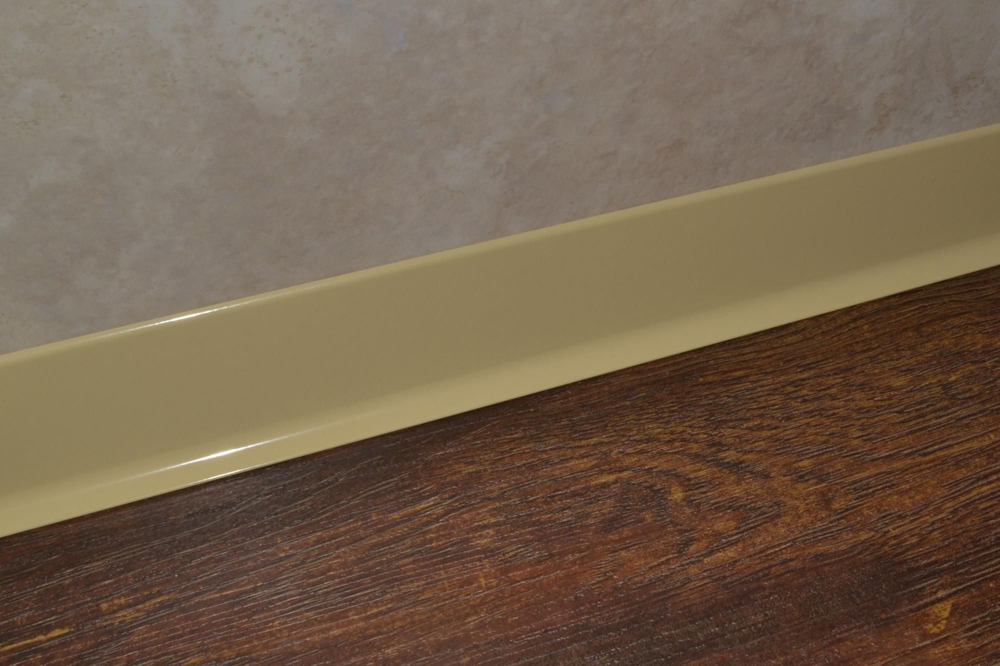 Плинтус алюминиевый L-образный слоновая кость (2500*11*60 мм) — купить в Екатеринбурге