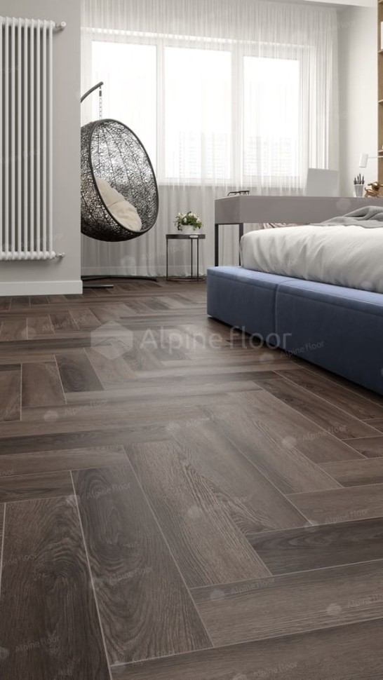 Виниловая плитка "Alpine Floor" Parquet LVT Фафнир (590*118*2,5 мм) — купить в Екатеринбурге