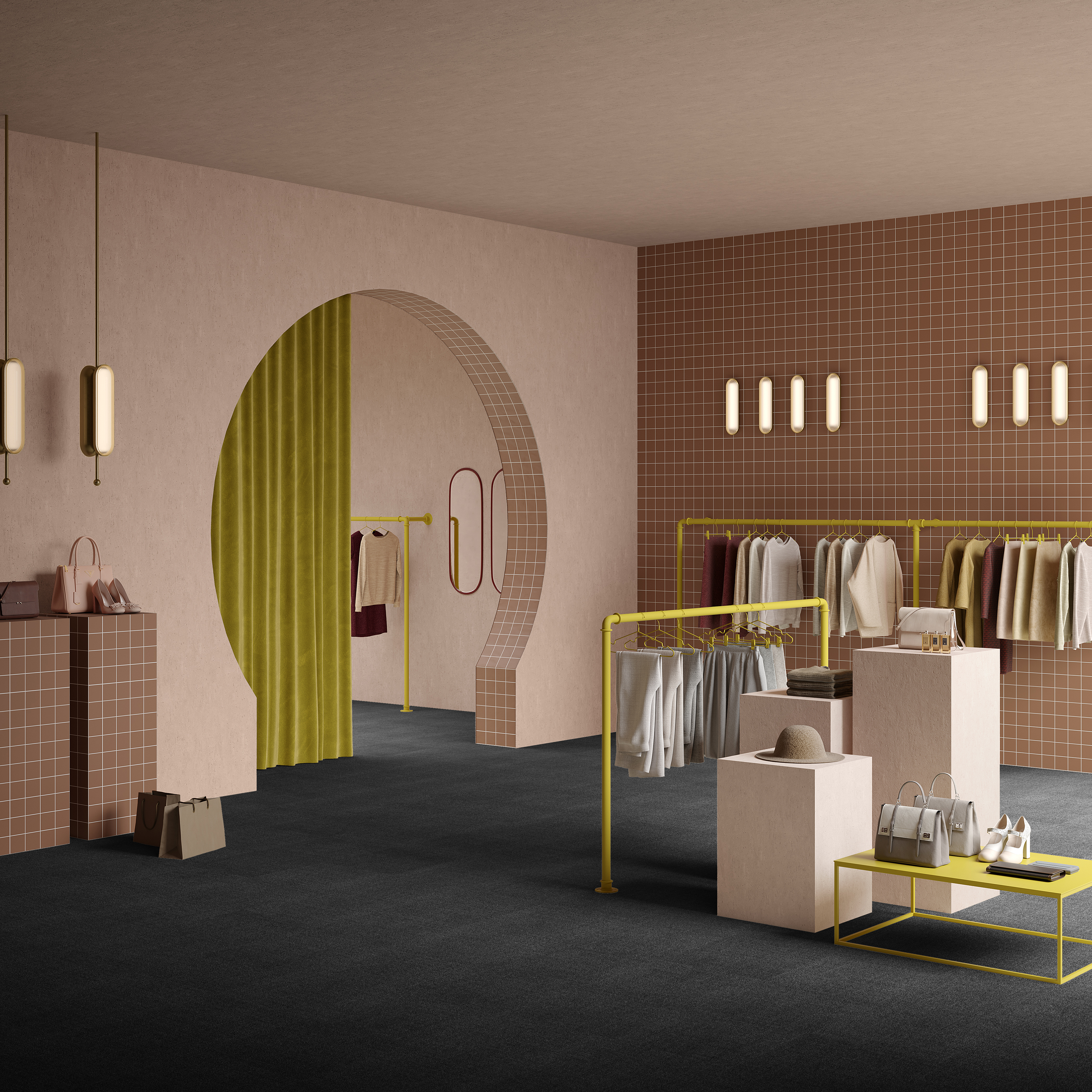 Ковровая плитка Mantra Tile 99 (500*500*6 мм) — купить в Екатеринбурге