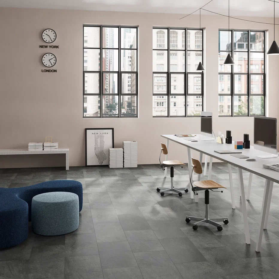 SPC ламинат "Invictus" Groovy Granite Steel (603*298*6мм) — купить в Екатеринбурге