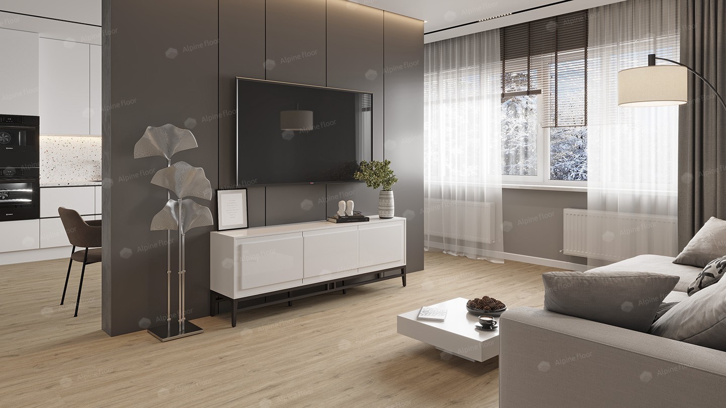 SPC ламинат "Alpine Floor" Анданте (1220*183*3,5 мм) — купить в Екатеринбурге