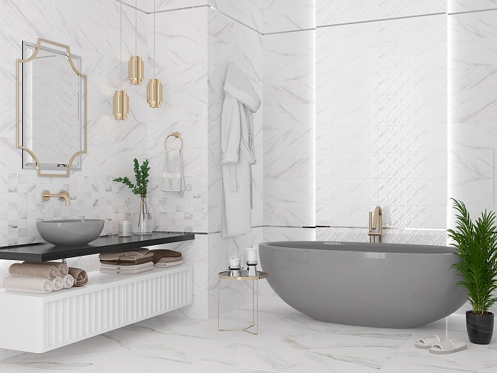 Керамогранит "Azori" Alpi (600*600 мм) Белый — купить в Екатеринбурге