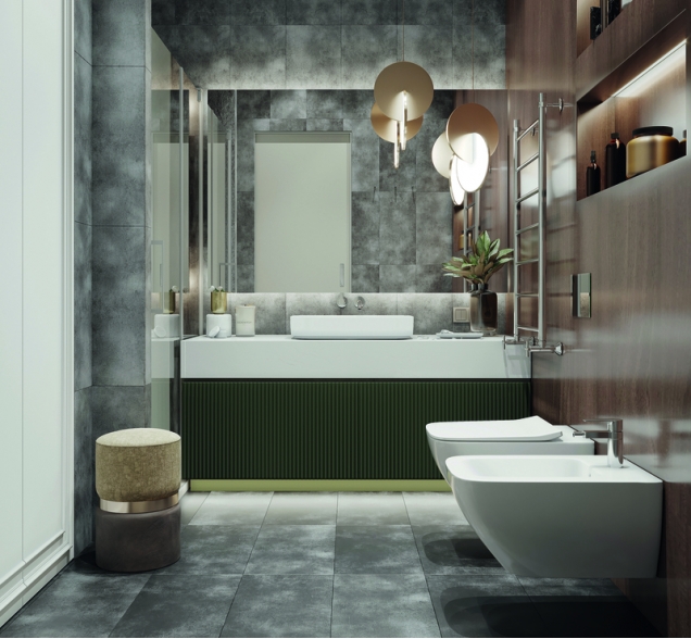 SPC ламинат "CronaFloor" Stone 4V Торнадо Серый (600*300*4 мм) — купить в Екатеринбурге