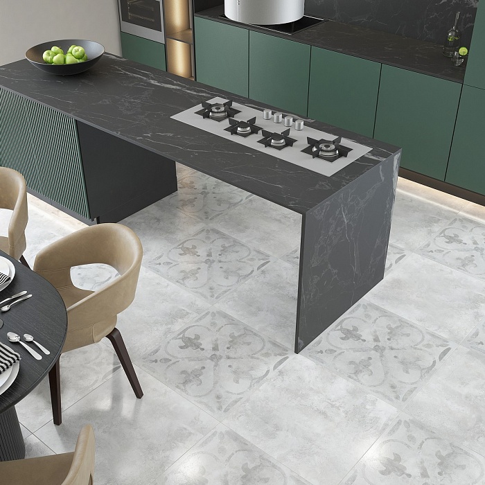 Керамогранит "Keramin" Турин (600*600 мм) Серый 1 — купить в Екатеринбурге