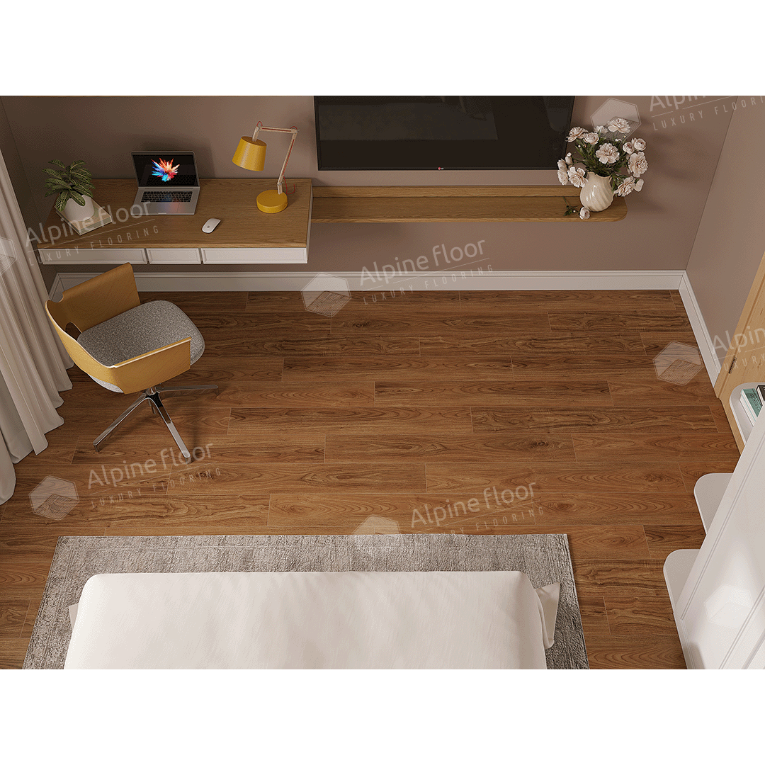 SPC ламинат "Alpine Floor" Орех Маррон Классик (1220*183*4 мм) — купить в Екатеринбурге