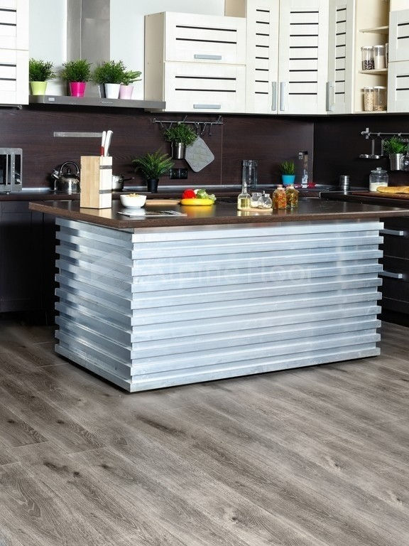 Кварцвиниловая плитка "Alpine Floor" Дуб Дымчатый (1219*184*3мм) — купить в Екатеринбурге