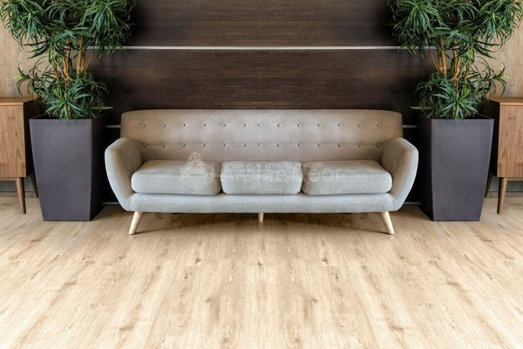 Замковая ПВХ плитка "Alpine Floor" Дуб Ваниль  (1220*183*4мм) — купить в Екатеринбурге