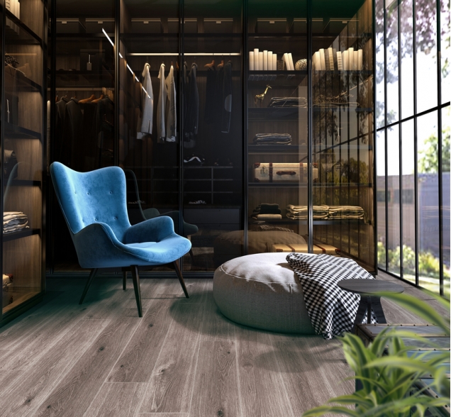 SPC ламинат "CronaFloor" Wood 4V Дуб Хельсинки (1200*180*4 мм) — купить в Екатеринбурге