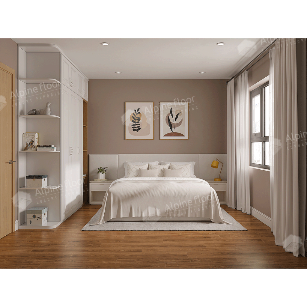 SPC ламинат "Alpine Floor" Орех Маррон Классик (1220*183*4 мм) — купить в Екатеринбурге