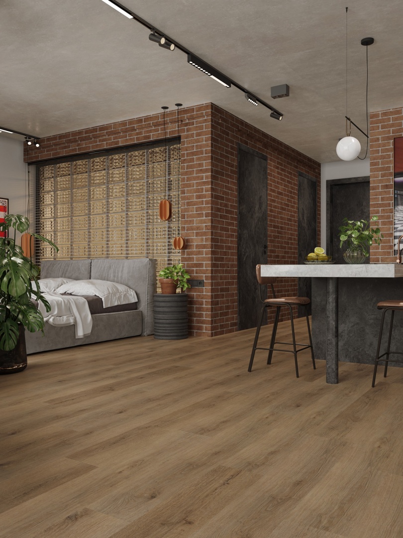 Кварцвиниловая плитка LVT "Alpine Floor" Дуб Рейсдал (1219*184*2 мм) — купить в Екатеринбурге