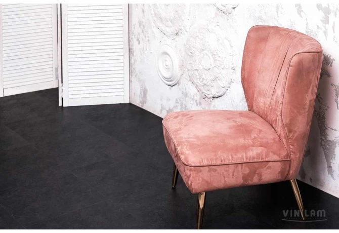 SPC ламинат Сланцевый Чёрный (940*470*8 мм) — купить в Екатеринбурге