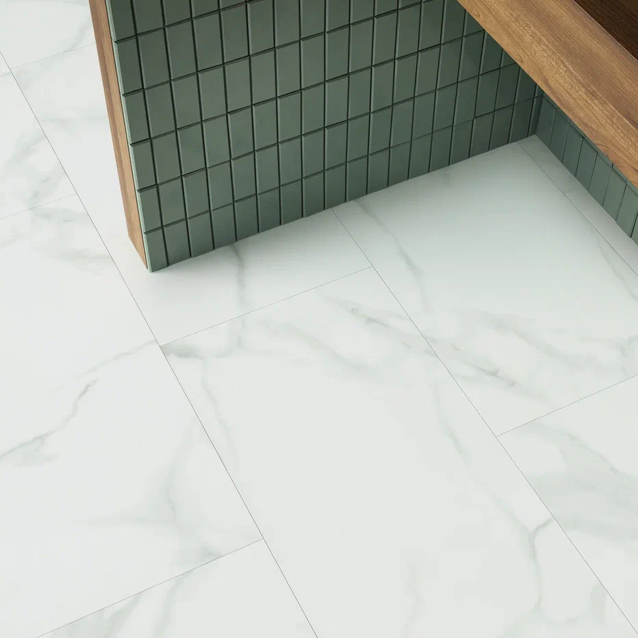 SPC ламинат "Invictus" Pure Marble Snow (907*450*4мм) — купить в Екатеринбурге