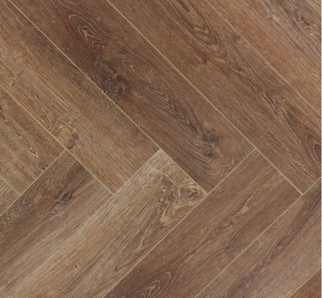 Виниловый ламинат SPC "Cronafloor" Herringbone Дуб Тулуза (640*128*4,5 мм) — купить в Екатеринбурге