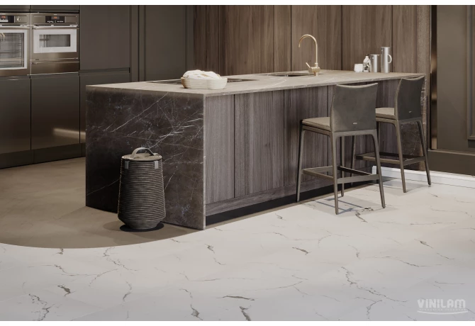 Кварц-винил Итальянский Мрамор (950*480*2,5 мм) — купить в Екатеринбурге