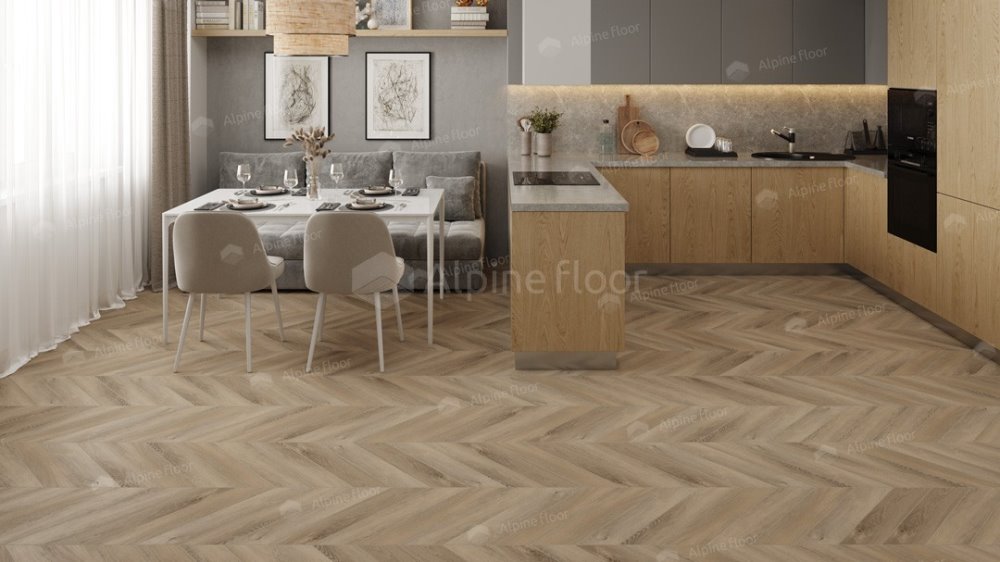 LVT плитка "Alpine Floor" Дуб Синистра (555*127*2,5 мм) — купить в Екатеринбурге