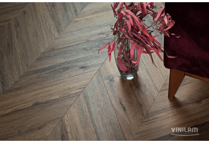 Кварц-винил Шеврон Лувр (690*115*2,5 мм) — купить в Екатеринбурге