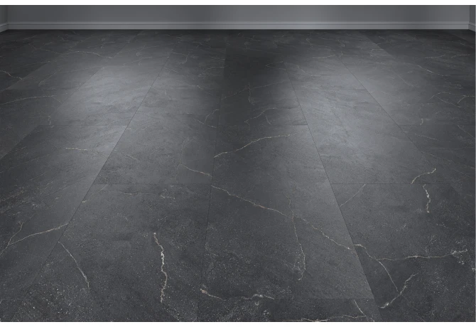 Кварц-винил Вулканический Черный (914,4*457,2*2,5 мм) — купить в Екатеринбурге