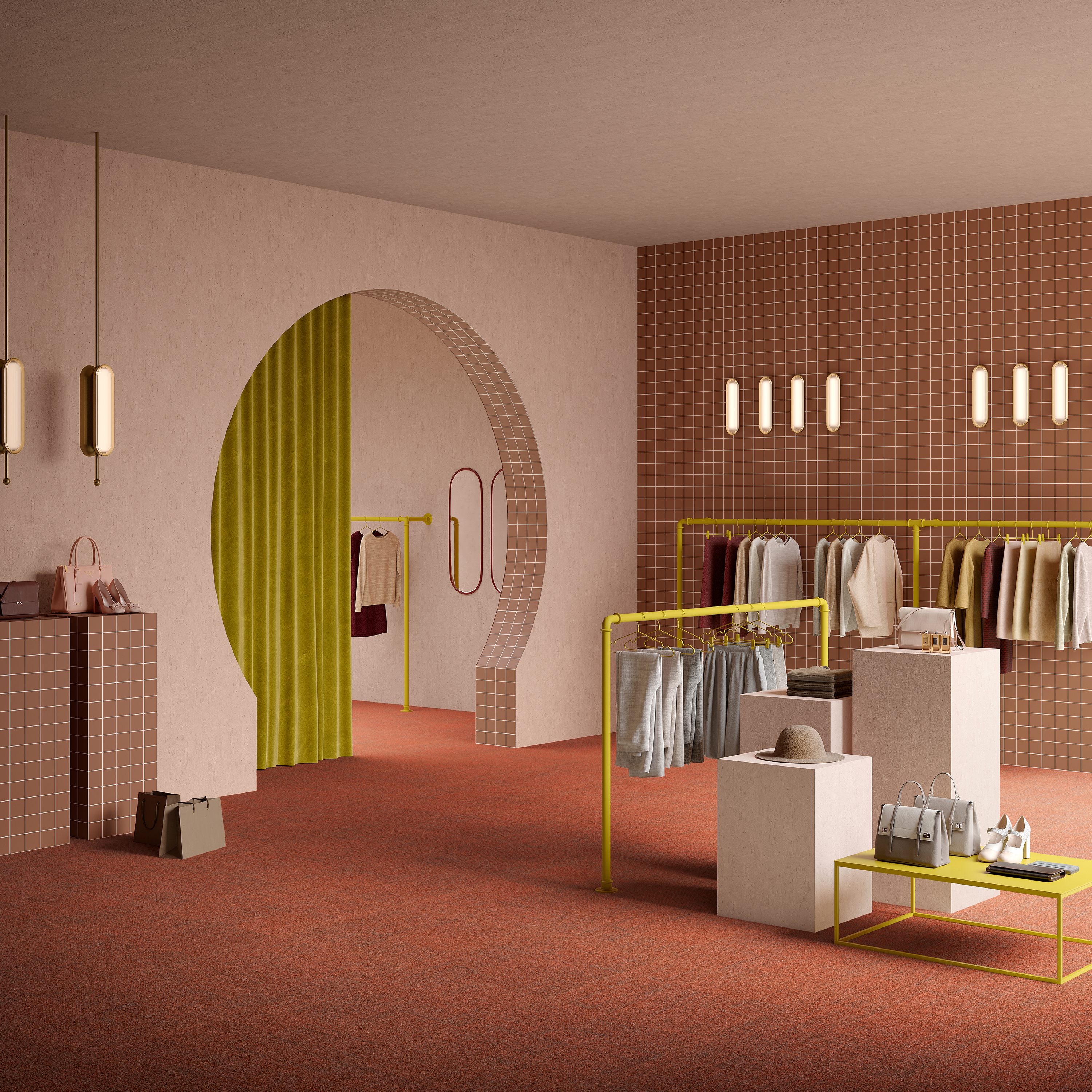 Ковровая плитка Mantra Tile 89 (500*500*6 мм) — купить в Екатеринбурге