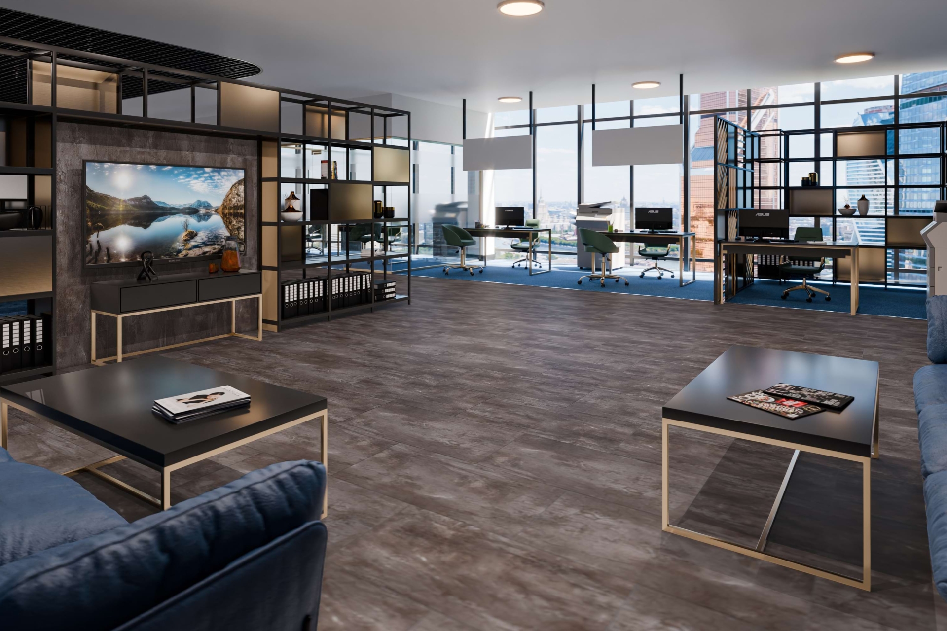 Усовершенствованная кварц-виниловая плитка «Damy Floor» Вайсхорн (912,4*455,2*2,5 мм) — купить в Екатеринбурге