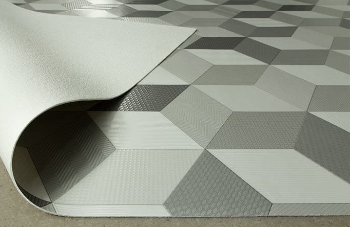 Линолеум бытовой "IVC" Bingo Cubes 83 (3м) — купить в Екатеринбурге