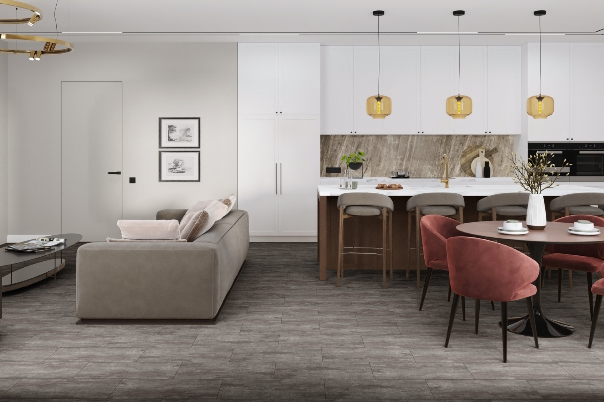 SPC плитка «Damy Floor» Арарат (610*305*5 мм) — купить в Екатеринбурге