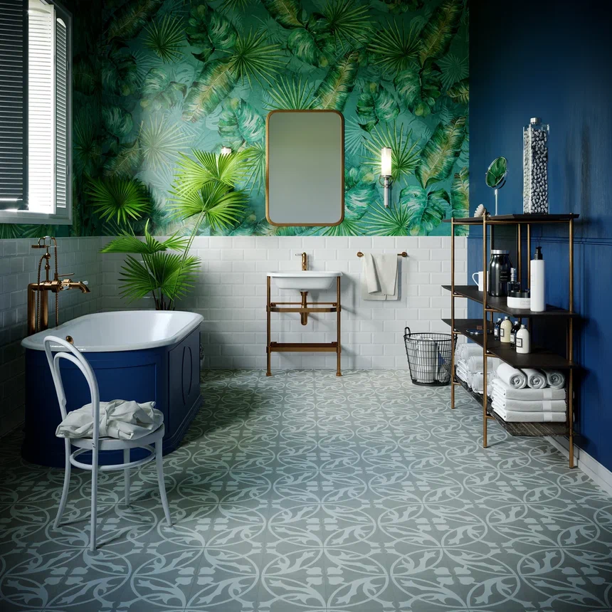 Кварцвиниловая плитка "Invictus" Victorian Deco Smoke (229*229*2,5мм) — купить в Екатеринбурге