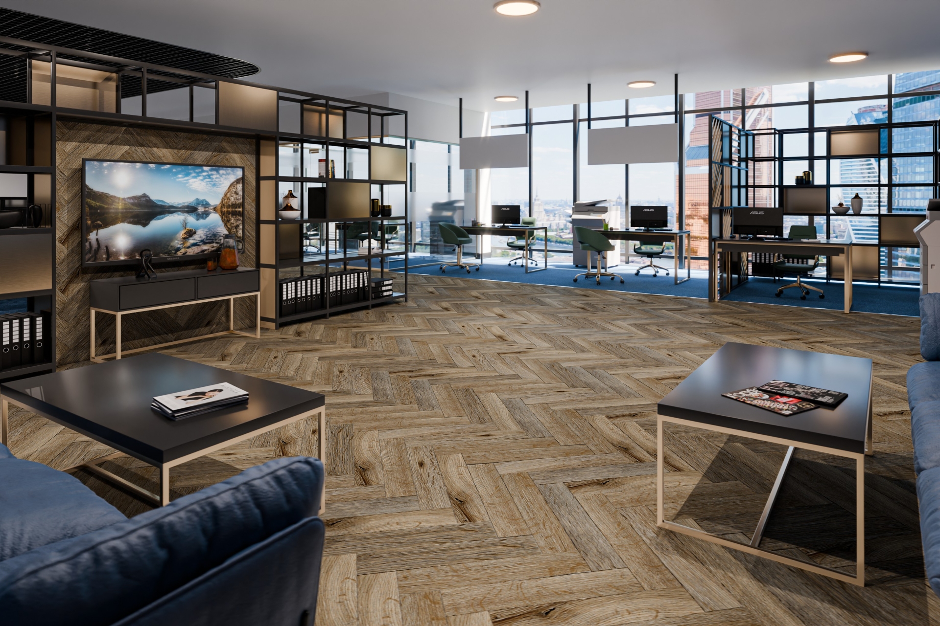 Усовершенствованная кварц-виниловая плитка «Damy Floor» Ковентри (590*118*2,5 мм) — купить в Екатеринбурге