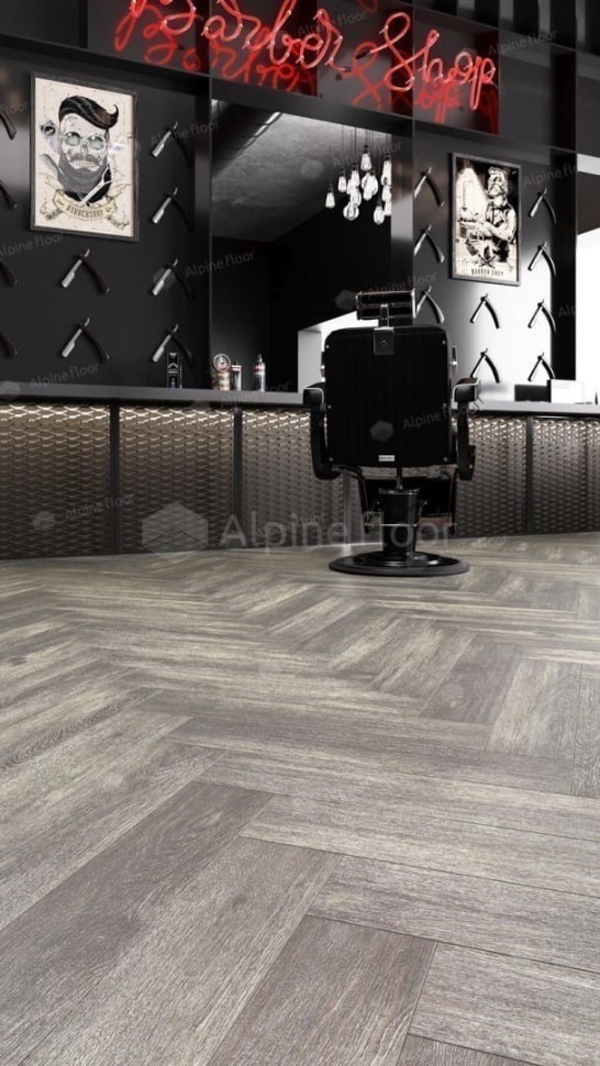Виниловая плитка "Alpine Floor" Parquet LVT Венге Грей (590*118*2,5 мм) — купить в Екатеринбурге