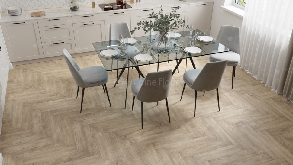 Виниловая плитка "Alpine Floor" Parquet LVT Дуб Ваниль Селект (590*118*2,5 мм) — купить в Екатеринбурге