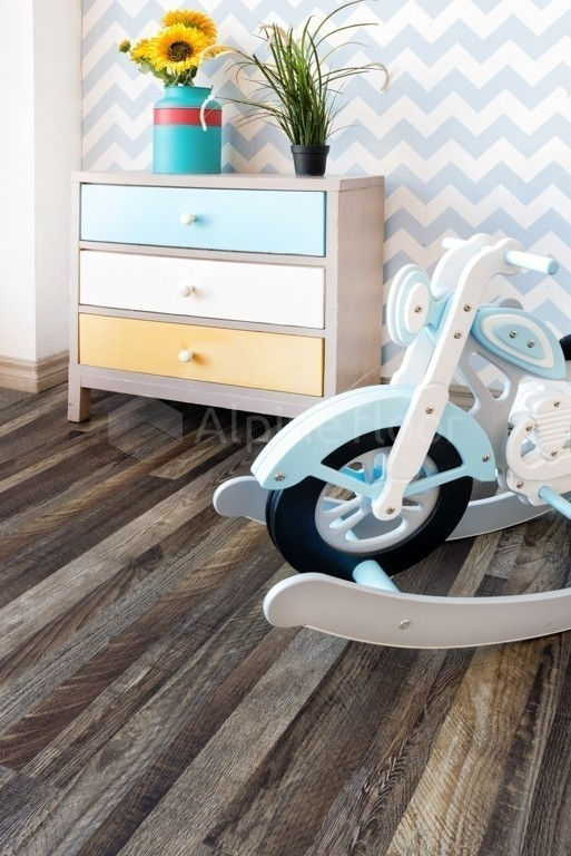 Кварцвиниловая плитка "Alpine Floor" Орех Состаренный (1219*184*3мм) — купить в Екатеринбурге