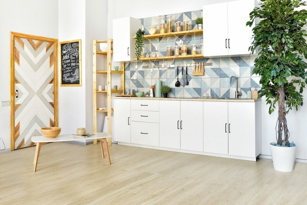 Замковая ПВХ плитка Секвойя Медовая  (1219*184*3,2мм) — купить в Екатеринбурге