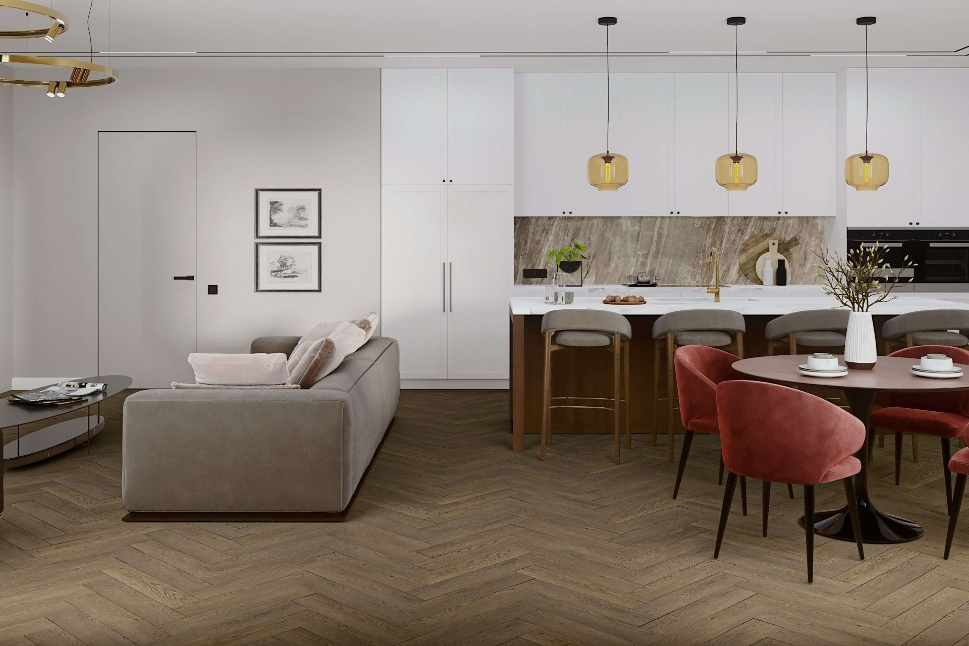 SPC ламинат «Damy Floor» Ноттингем (615*123*4 мм) — купить в Екатеринбурге